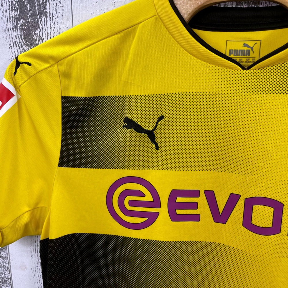 Borussia Dortmund BVB Home Jersey Christian Pulisic #22 Puma Evonik 2017/18 XXL - Picture 5 of 12